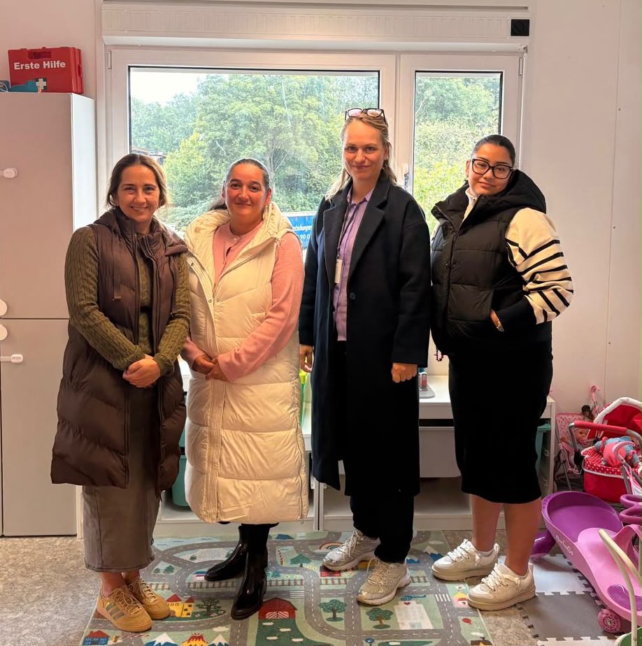 Austausch mit Ute Hartmann und Besuch in der Wohnunterkunft